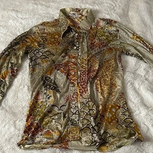 Nik Nik Men’s Vintage Disco Shirt Size S